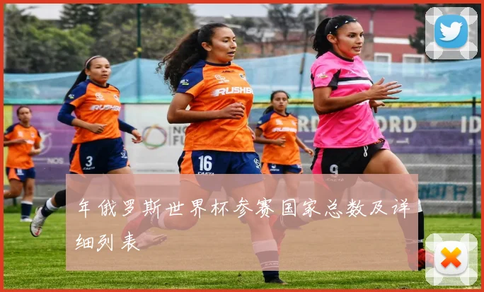 年俄罗斯世界杯参赛国家总数及详细列表